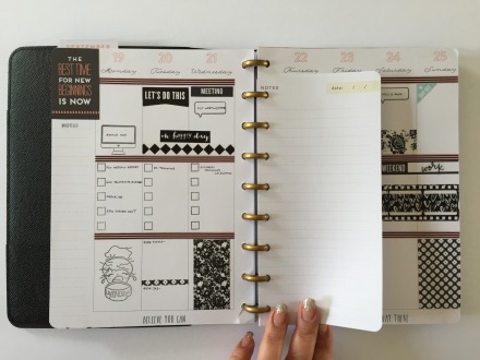 The Happy Planner in a Louis Vuitton GM Desk Agenda | planneraddict727&#39;s Blog